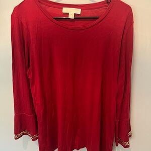 Michael Kors holiday blouse